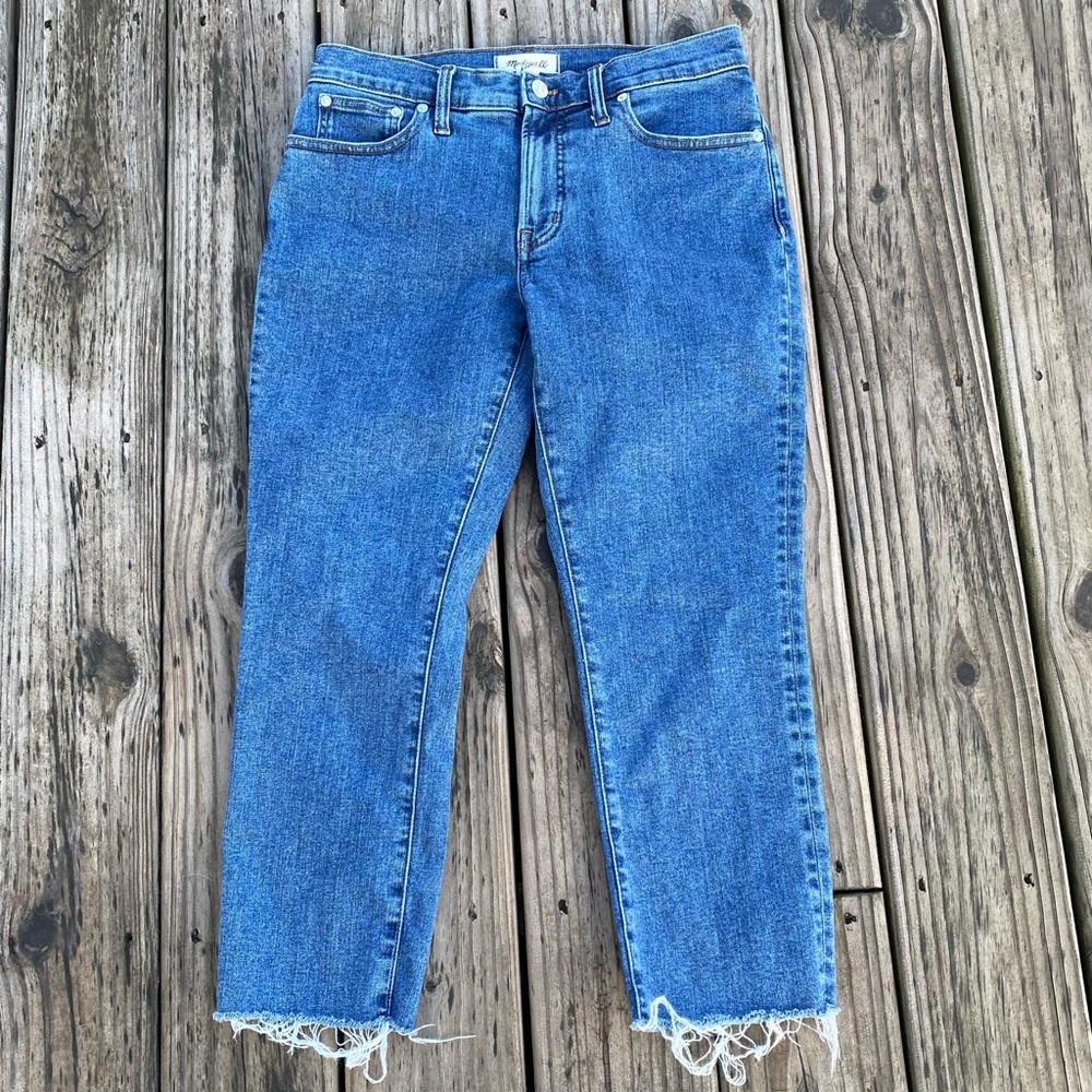Madewell The Petite Mid Rise Perfect Vintage Jean